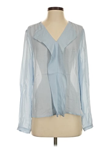 Antonio Melani Long Sleeve Silk Top (view 1)