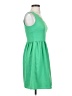 Everly 100% Polyester Solid Green Casual Dress Size S - photo 4