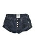 One by One Teaspoon Blue Denim Shorts Size 25 waist - photo 1
