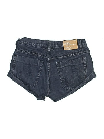 One by One Teaspoon Denim Shorts (view 2)