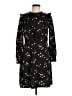 Ann Taylor 100% Polyester Black Casual Dress Size 8 Petite - photo 1