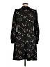 Ann Taylor 100% Polyester Black Casual Dress Size 8 Petite - photo 2