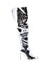 INC International Concepts Silver Boots Size 7 1/2 - photo 1