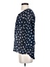 Sami & JO 100% Polyester Polka Dots Blue 3/4 Sleeve Blouse Size S - photo 5