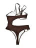 Unbranded Solid Brown Two Piece Swimsuit Size XL - photo 2