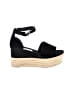 Steve Madden 100% Leather Black Wedges Size 6 - photo 1
