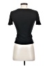 Zara Black Short Sleeve Top Size S - photo 2