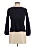 Boden 100% Cotton Black Long Sleeve Blouse Size 6 (petite) - photo 1