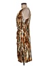 Catherine Malandrino Animal Print Brown Cocktail Dress Size M - photo 5