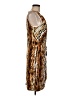 Catherine Malandrino Animal Print Brown Cocktail Dress Size M - photo 4