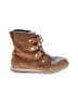 Sorel 100% Leather Brown Ankle Boots Size 8 1/2 - photo 1
