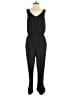 BCBGeneration 100% Polyester Solid Black Jumpsuit Size L - photo 1