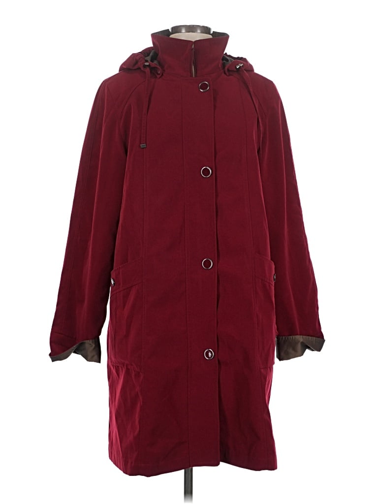 Pre-owned Gallery Coat In Burgundy