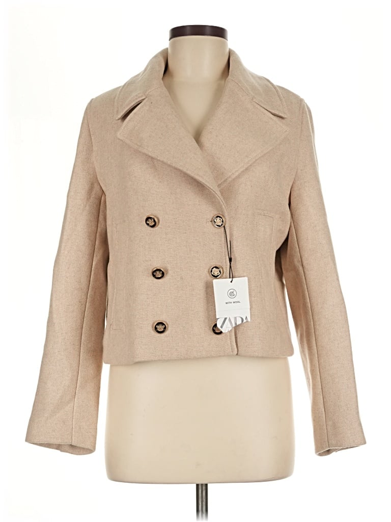 Zara Coat In Tan
