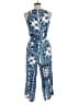 Ann Taylor LOFT 100% Viscose Paisley Blue Jumpsuit Size XS - photo 2