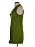 Monteau Green Sleeveless Button-Down Shirt Size XS - photo 5