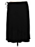 Mariposa 100% Polyester Solid Black Casual Skirt Size L - photo 2