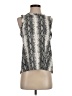Aqua Silver Sleeveless Blouse Size S - photo 1