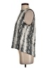 Aqua Silver Sleeveless Blouse Size S - photo 5
