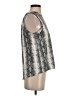 Aqua Silver Sleeveless Blouse Size S - photo 4