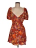 L Space 100% Viscose Orange Kimono Size M - photo 1