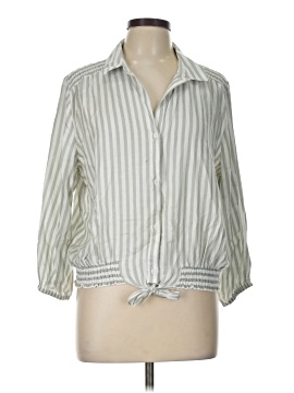 Beach Lunch Lounge 3/4 Sleeve Button Down Shirt