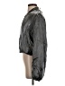 Zara 100% Polyester Metallic Gray Silver Jacket Size S - photo 5