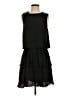 Sam Edelman 100% Polyester Solid Black Casual Dress Size 2 - photo 1