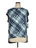Sejour 100% Polyester Blue Short Sleeve Blouse Size 1X - photo 1