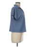 Martha Stewart Blue Short Sleeve Polo Size M - photo 4