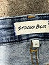 STUDIO BLUE Solid Blue Jeans Size 25 waist - photo 7
