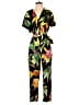 Zara Tropical Black Jumpsuit Size XS - photo 1