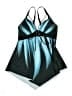 Unbranded Graphic Teal Swimsuit Top Size S - photo 1