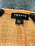 Torrid 100% Elastic Orange 3/4 Sleeve Blouse Size 3X Plus (3) - photo 7