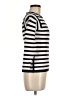 Autograph Stripes Ivory Turtleneck Sweater Size 6 - photo 4