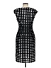 Connected Apparel Polka Dots Black Casual Dress Size 8 - photo 2