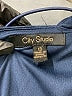 City Studio Chevron-herringbone Blue Cocktail Dress Size 13 - photo 7