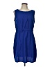 Speed Control 100% Polyester Solid Blue Casual Dress Size L - photo 1