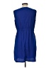 Speed Control 100% Polyester Solid Blue Casual Dress Size L - photo 2