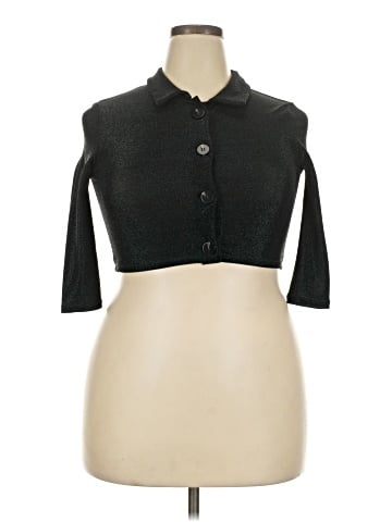 Devon Windsor 3/4 Sleeve Button-Down Shirt (view 1)