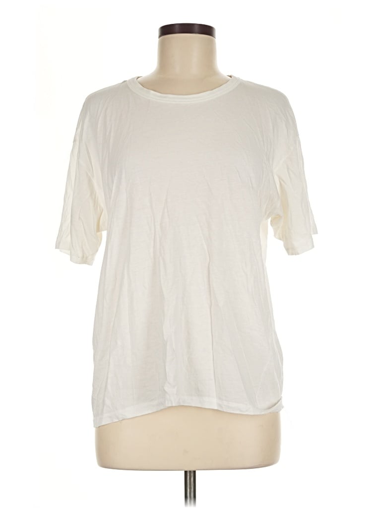 Pre-owned Rag & Bone Short Sleeve T-shirt In Ivory
