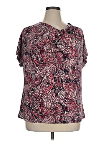 Dana Buchman Short Sleeve Blouse (view 1)