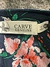 Carve Designs Floral Black 3/4 Sleeve Blouse Size XL - photo 7