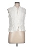 Nomadic Traders 100% Rayon Ivory Sleeveless Button-Down Shirt Size L - photo 1