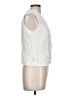 Nomadic Traders 100% Rayon Ivory Sleeveless Button-Down Shirt Size L - photo 4