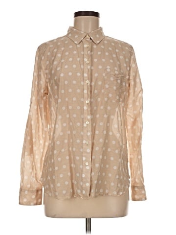 Ann Taylor Long Sleeve Blouse (view 1)