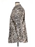 Chico's 100% Cotton Animal Print Brown Long Sleeve Blouse Size XL (3) - photo 5