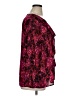 Roz & Ali 100% Polyester Red 3/4 Sleeve Blouse Size 1X - photo 4