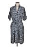 Nic + Zoe 100% Polyester Blue Casual Dress Size M - photo 1