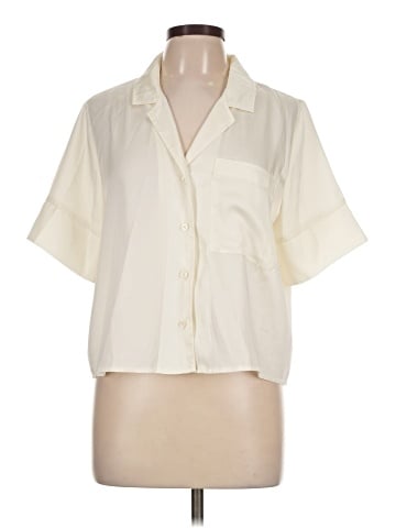 Banana Republic Factory Store Short Sleeve Blouse (view 1)